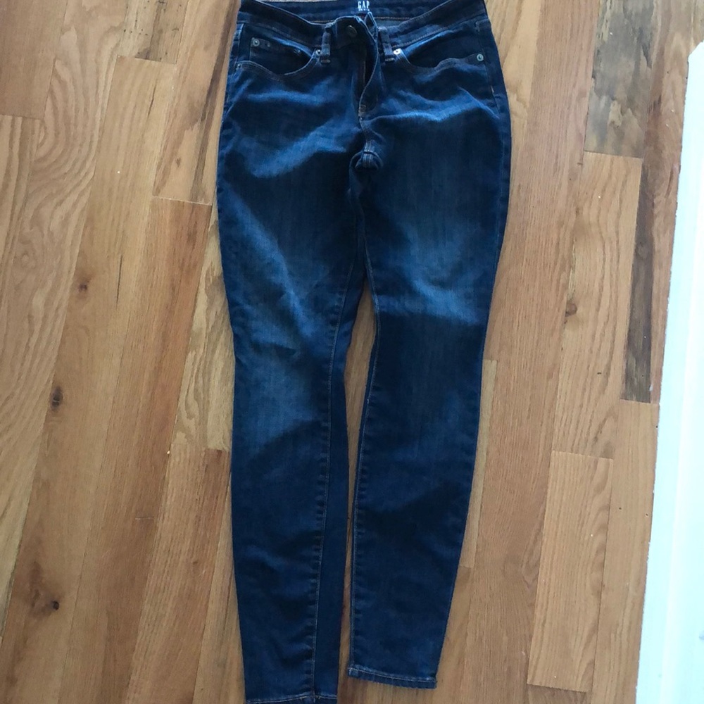 GAP like new jeans, 26 R Leggings, mid rise